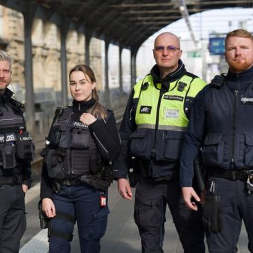 Neue Quattro-Streife sorgt für mehr Sicherheit im und um den Hauptbahnhof Halle (Saale)