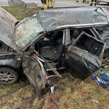 Schwerer Verkehrsunfall auf der L87
