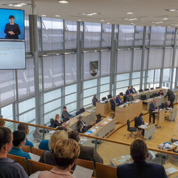 Vier Tage Livestream von früh bis spät im Landtag von Sachsen-Anhalt