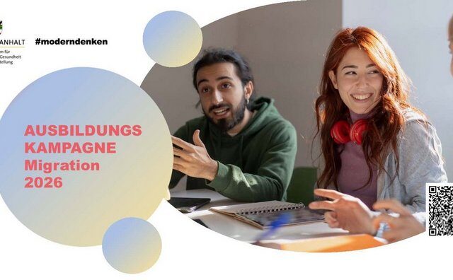 Ausbildungskampagne „Migration 2026“ macht Station in Magdeburg / Heute von 16:00 bis 18:00 Uhr