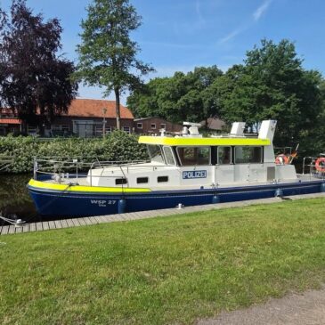 Ausstattung Landespolizei: Ministerpräsident und Innenministerin stellen neues Streifenboot der Wasserschutzpolizei in Dienst