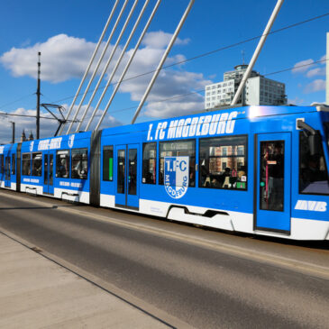 Mit der Straßenbahn am Samstag zum Heimspiel des 1. FC Magdeburg