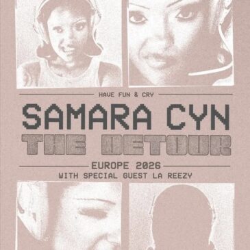 Samara Cyn kündigt “Detour”-Shows an! Einzige Deutschland-Show am 7. September in Köln