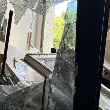ARD-Studio Kyjiw durch Druckwellen nach russischem Angriff massiv beschädigt