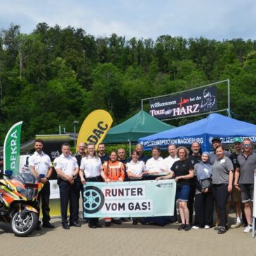 “Tag der Verkehrssicherheit“ lockt hunderte Bikerinnen und Biker in den Harz