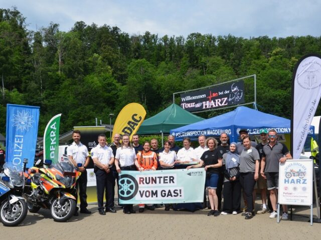 “Tag der Verkehrssicherheit“ lockt hunderte Bikerinnen und Biker in den Harz