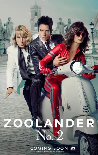 Komödie: Zoolander 2 (ZDFneo  20:15 – 21:50 Uhr)