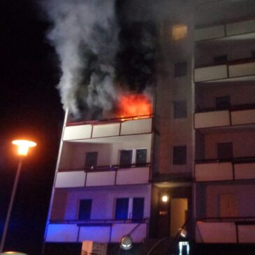 Polizeirevier Stendal: Wohnung brennt in Tangermünde – 60.000€ Schaden