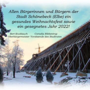 Schönebeck (Elbe): Weihnachts- und Neujahrsgrüße der Stadt