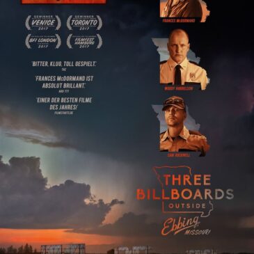 Drama: Three Billboards Outside Ebbing, Missouri (Das Erste  22:45 – 00:35 Uhr)