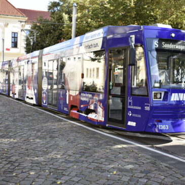„Eine Stadt für alle“: Stadtführung mit der Straßenbahn am Samstag