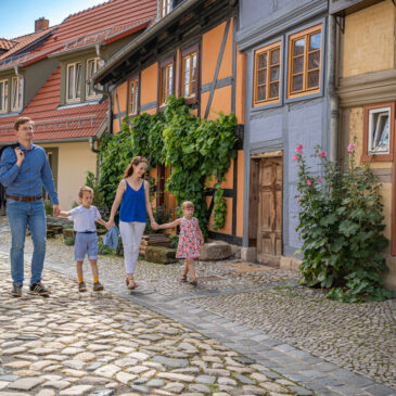 Facettenreiches Fachwerk – In der Welterbestadt Quedlinburg finden Klein und Groß den perfekten Ausgangspunkt für einen abwechslungsreichen Urlaub