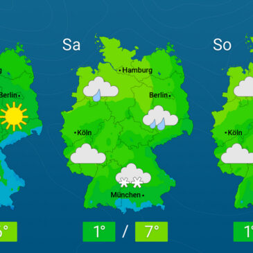 Neue Woche neblig und trüb – Hoch streckt seine Fühler aus