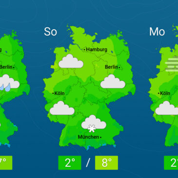 Winter geht wieder auf Abstand – „Beton-Hoch“ über dem Atlantik