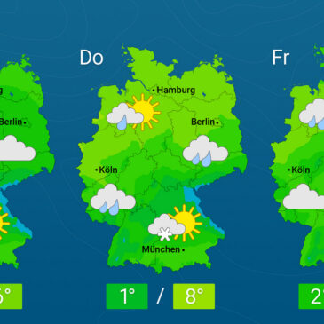 Turbulent in den Februar – Schnee und viel Wind