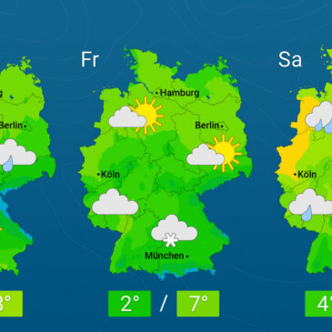 Stürmische Zeiten stehen an – Wechselhaft mit Schneeoption