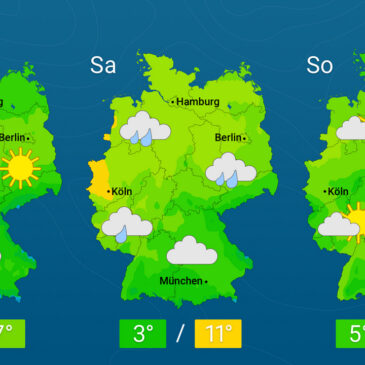 Viel Wind, Regen und Schnee – Turbulente Wetterphase