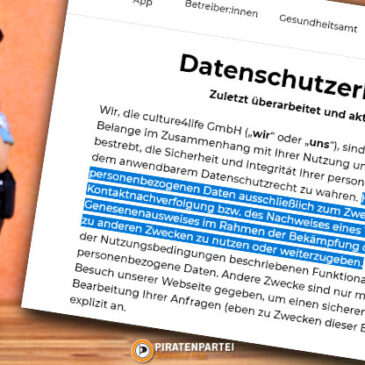 Unzulässiger Datenzugriff durch Mainzer Polizei auf Luca-App / PIRATEN fordern Regierung auf, Laufzeit der Luca-App nicht zu verlängern