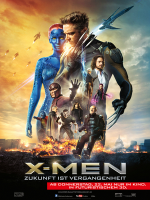 SciFi-Comicverfilmung: X-Men – Zukunft ist Vergangenheit (Kabel eins  20:15 – 23:00 Uhr)