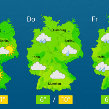 Kein Winterwetter in Sicht – Windig, mild und wechselhaft