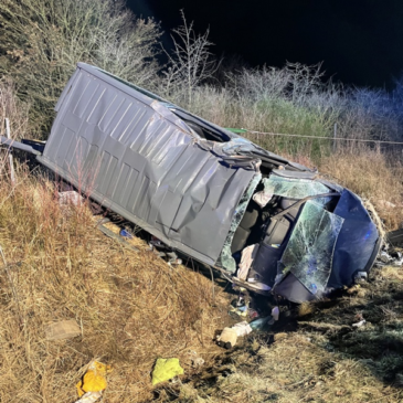 A 2: Verkehrsunfall mit neun verletzten Personen