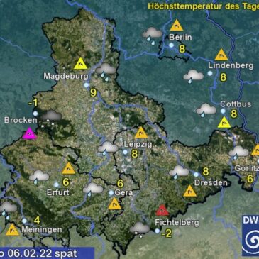 Sachsen-Anhalt Wetter für Sonntag