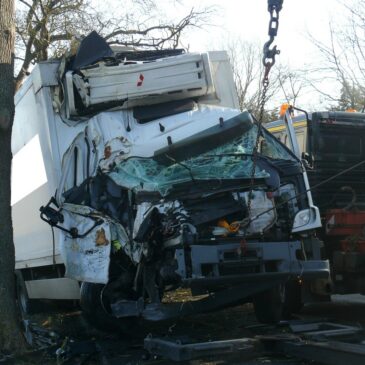 Heute im Landkreis Stendal: Lkw kracht gegen Baum – Fahrer schwer verletzt