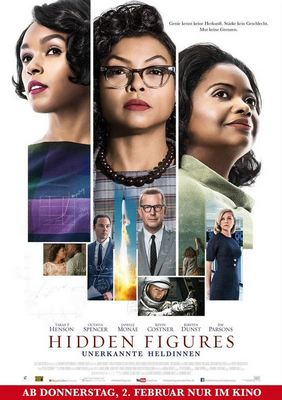 Biografie: Hidden Figures – Unerkannte Heldinnen (Sat.1  22:05 – 00:40 Uhr)