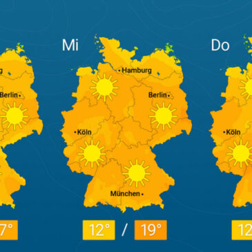 Sonniges Frühlingswetter – Trockenheit verschärft sich