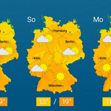 Frühling schaltet auf kalt – Nasse Wetterphase