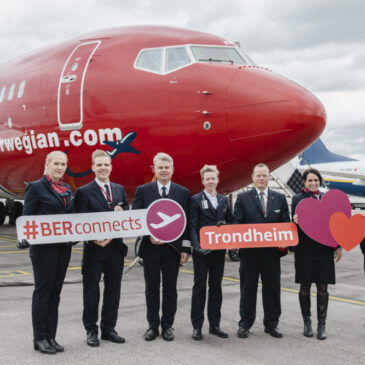 Mit Norwegian von Berlin nach Trondheim – Zwei Direktflüge pro Woche ab Flughafen BER