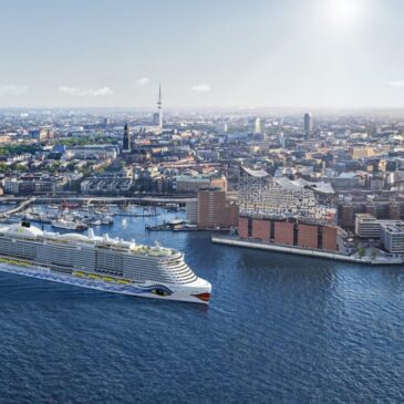 Der Countdown läuft: Kristina Vogel tauft AIDAcosma am Samstag in Hamburg