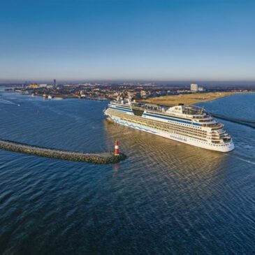 AIDA Cruises eröffnet Kreuzfahrtsaison in Warnemünde