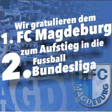 Aufstieg perfekt gemacht! 1. FC Magdeburg gewinnt gegen FSV Zwickau mit 3:0