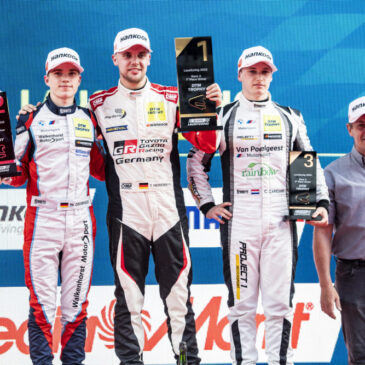 DTM Trophy: Toyota-Pilot Tim Heinemann gewinnt auch dramatisches Sonntagsrennen auf dem Lausitzring