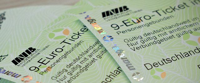 MVB: 9-Euro-Ticket ab Montag erhältlich