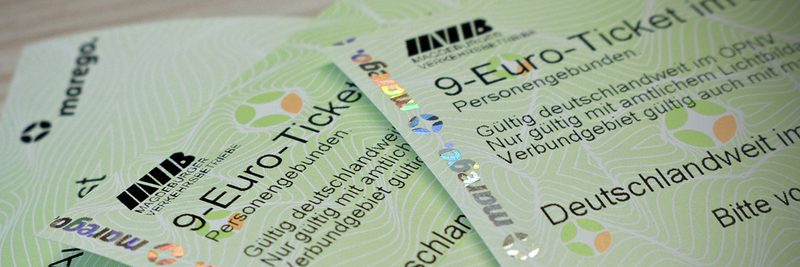 MVB: 9-Euro-Ticket ab Montag erhältlich