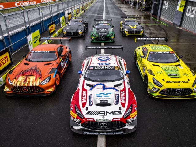 Historischer Dreifachsieg für Mercedes-AMG Customer Racing am berühmten Mount Panorama