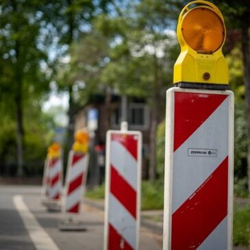 Bauarbeiten im Stadtgebiet