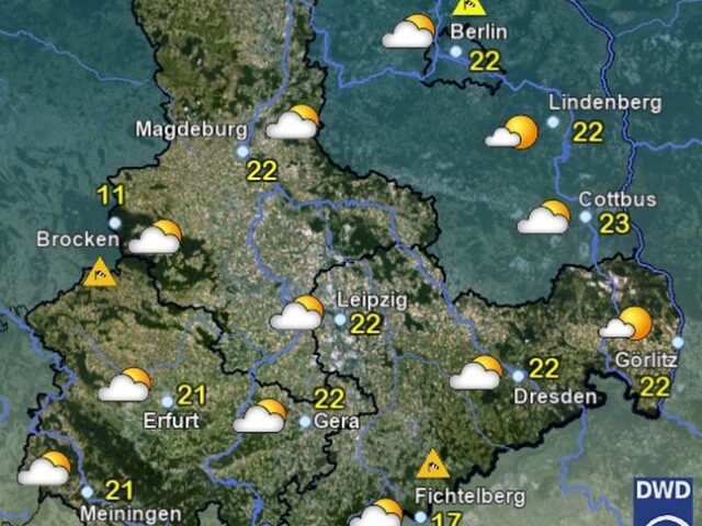 Sachsen-Anhalt Wetter für Donnerstag