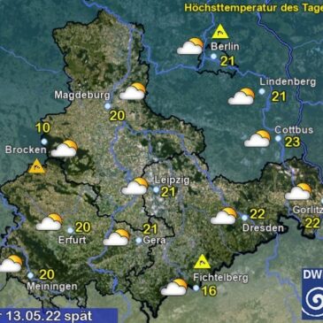 Sachsen-Anhalt Wetter für Freitag