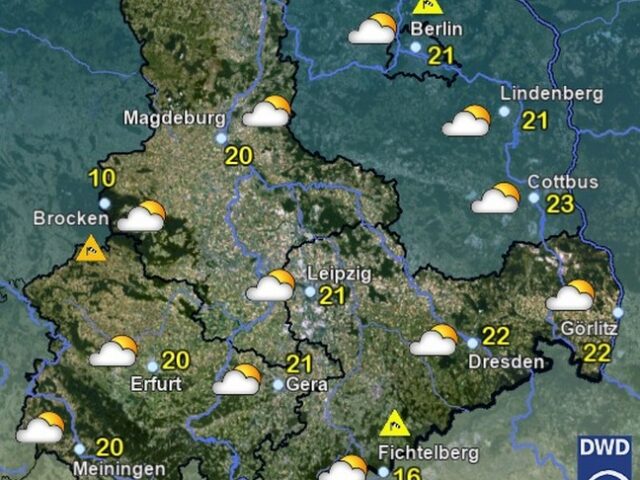 Sachsen-Anhalt Wetter für Freitag