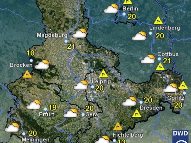 Sachsen-Anhalt Wetter für Samstag