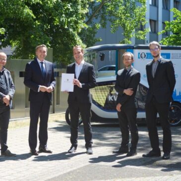 Wissenschafts-ministerium unterstützt Entwicklung autonomer Mikromobile an Universität Magdeburg