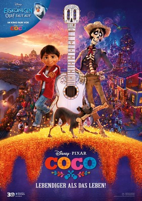 Animationsfilm: Coco – Lebendiger als das Leben! (Sat.1  20:15 – 22:20 Uhr)