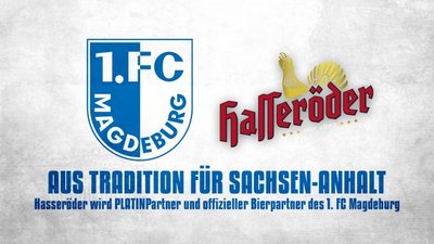 Hasseröder wird PLATINPartner und offizieller Bierpartner des 1. FC Magdeburg