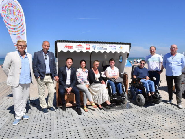 140 Jahre Strandkorb: Mehr Barrierefreiheit in Warnemünde
