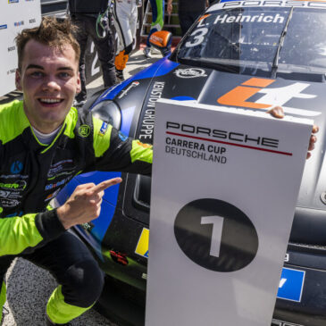 Porsche Carrera Cup Deutschland: Laurin Heinrich gewinnt turbulentes siebtes Saisonrennen