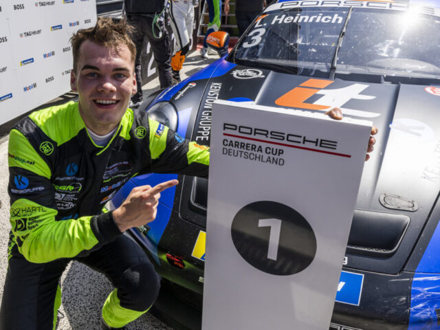 Porsche Carrera Cup Deutschland: Laurin Heinrich gewinnt turbulentes siebtes Saisonrennen