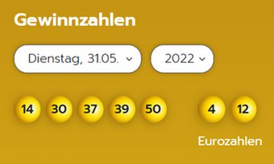 Eurojackpot: Zahlen & Quoten (Dienstags-Ziehung)